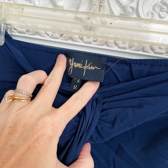 NWT Yumi Kim Blue Anthropologie NATALIE Dress Jumpsuit - Picture 9 of 16